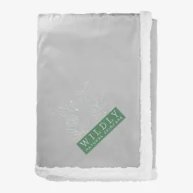 Field & Co 100% Recycled PET Sherpa Blanket, Gray