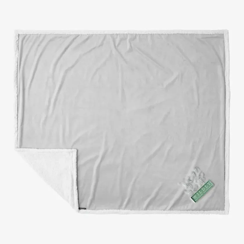 Field & Co 100% Recycled PET Sherpa Blanket, Gray