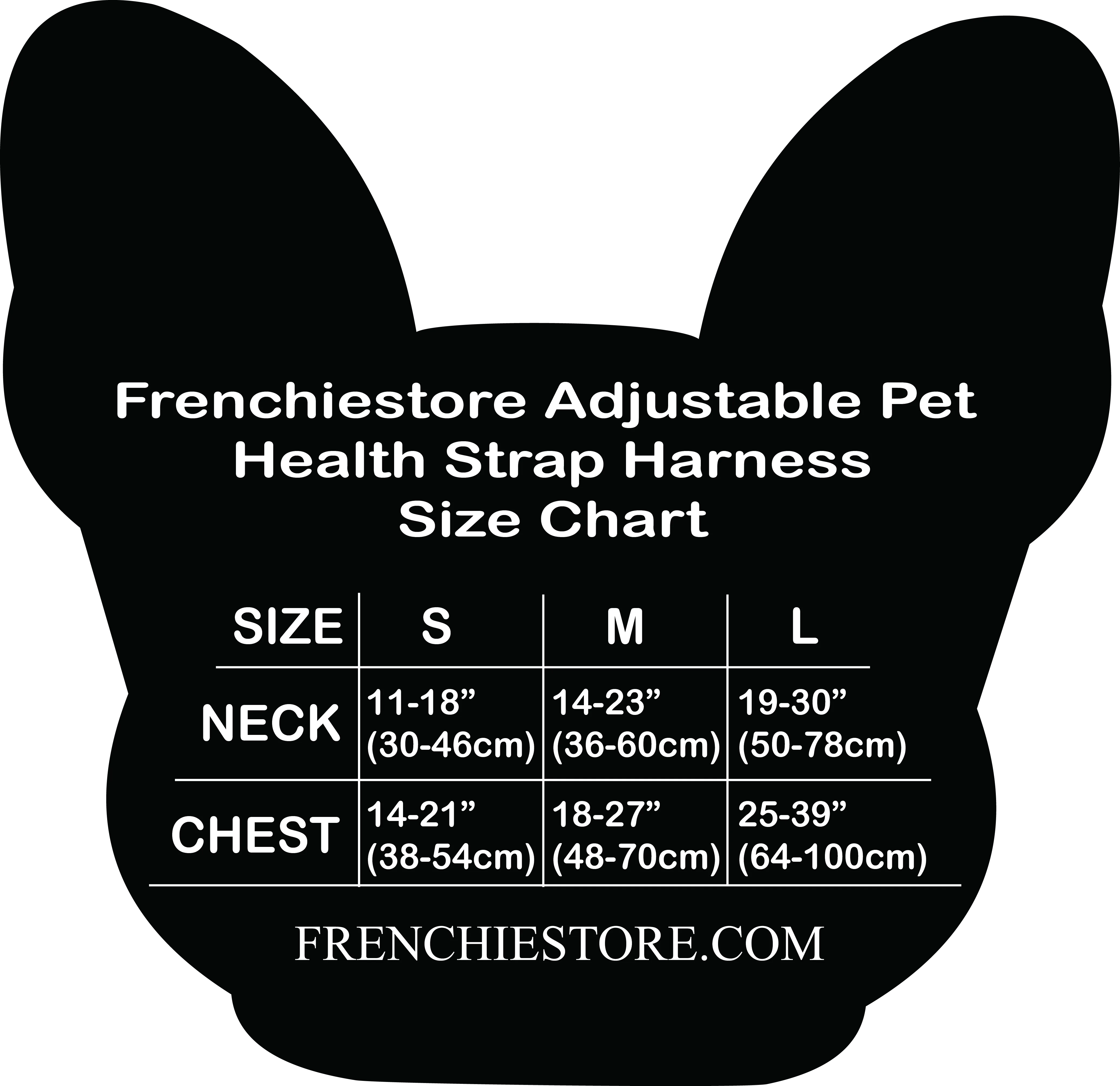 Frenchiestore Adjustable Pet Health Strap Harness | Harry Pupper