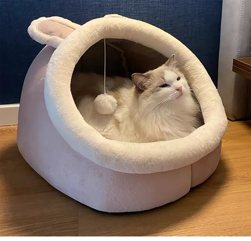 Funki Buys | Pet Beds | Cat Bed | Warm Cozy Kitten Cat Cave