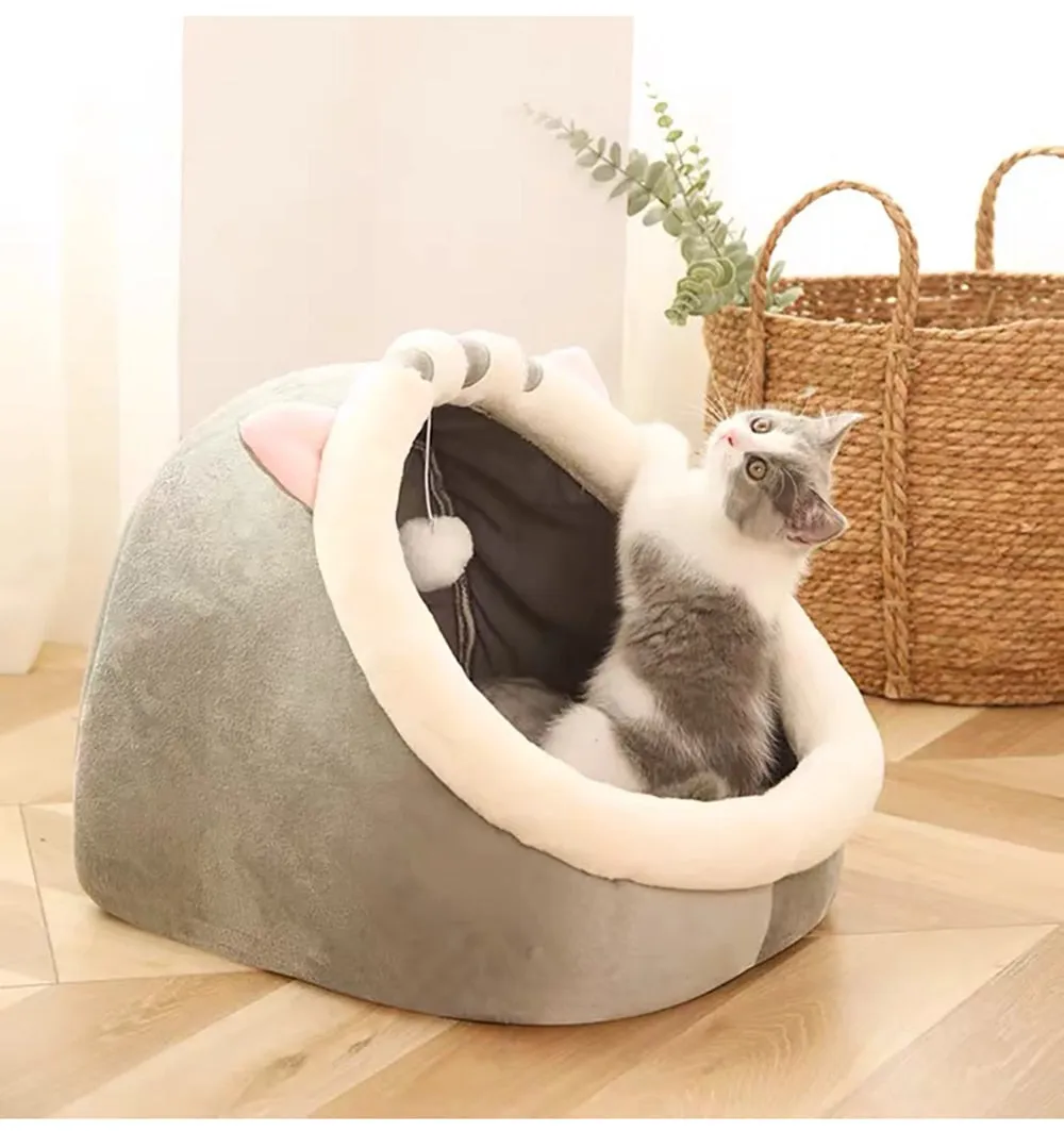 Funki Buys | Pet Beds | Cat Bed | Warm Cozy Kitten Cat Cave