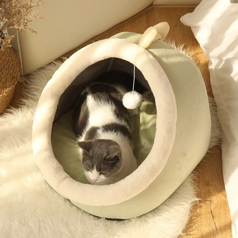Funki Buys | Pet Beds | Cat Bed | Warm Cozy Kitten Cat Cave