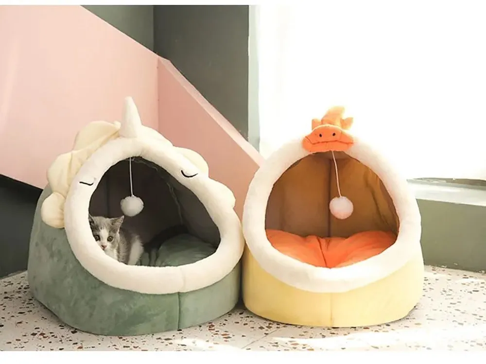 Funki Buys | Pet Beds | Cat Bed | Warm Cozy Kitten Cat Cave