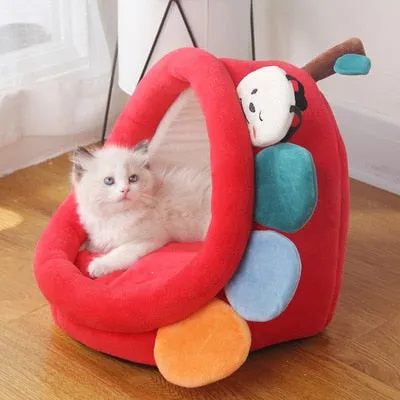 Funki Buys | Pet Beds | Cat Bed | Warm Cozy Kitten Cat Cave