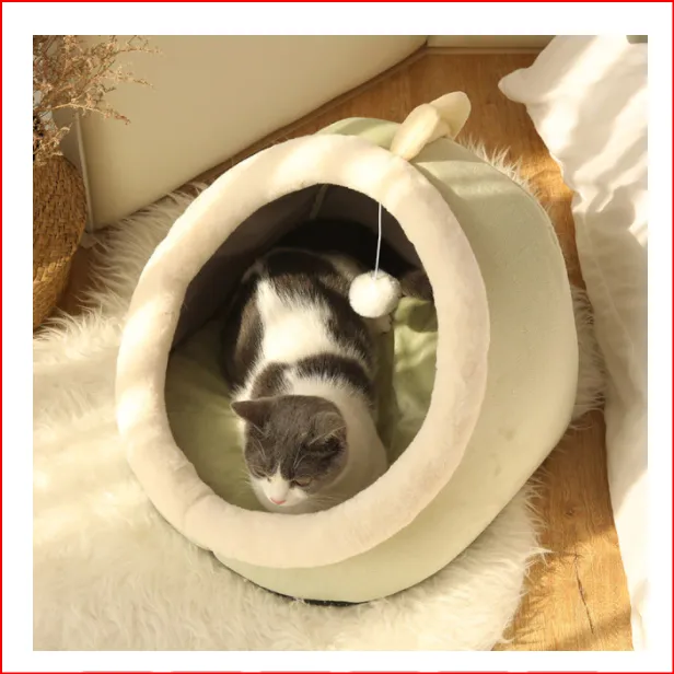 Funki Buys | Pet Beds | Cat Bed | Warm Cozy Kitten Cat Cave