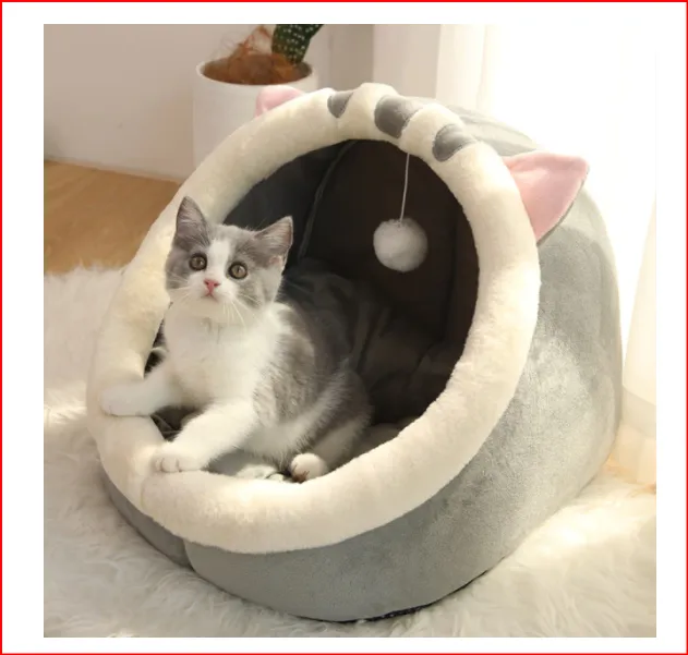 Funki Buys | Pet Beds | Cat Bed | Warm Cozy Kitten Cat Cave