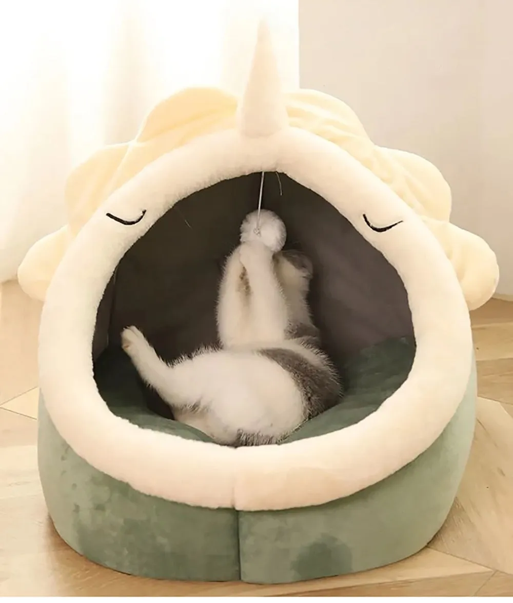 Funki Buys | Pet Beds | Cat Bed | Warm Cozy Kitten Cat Cave