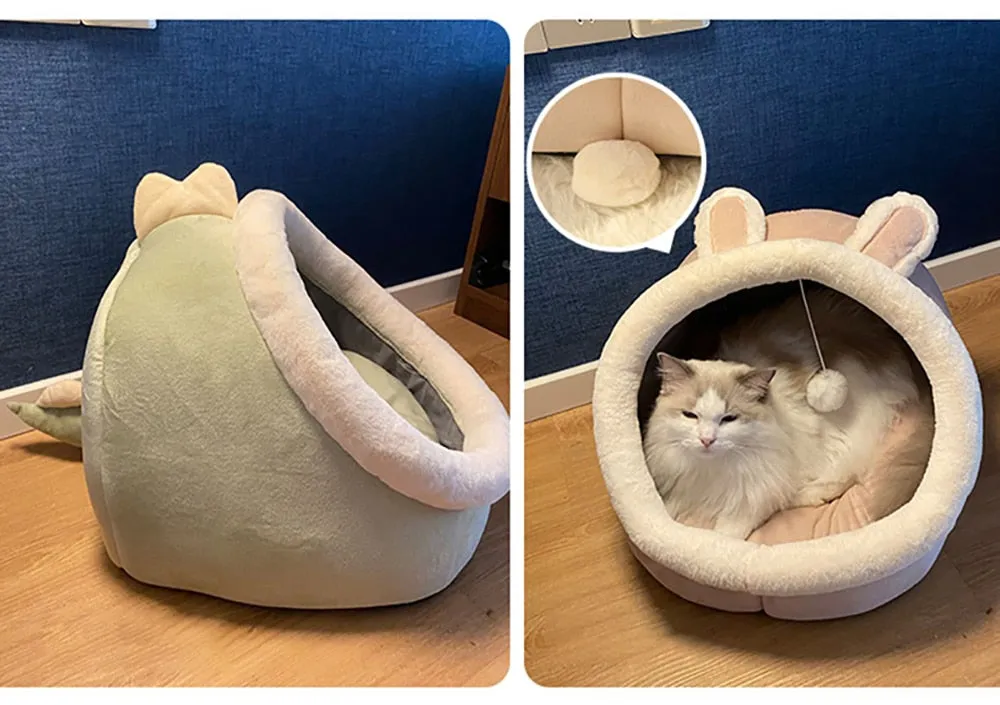 Funki Buys | Pet Beds | Cat Bed | Warm Cozy Kitten Cat Cave