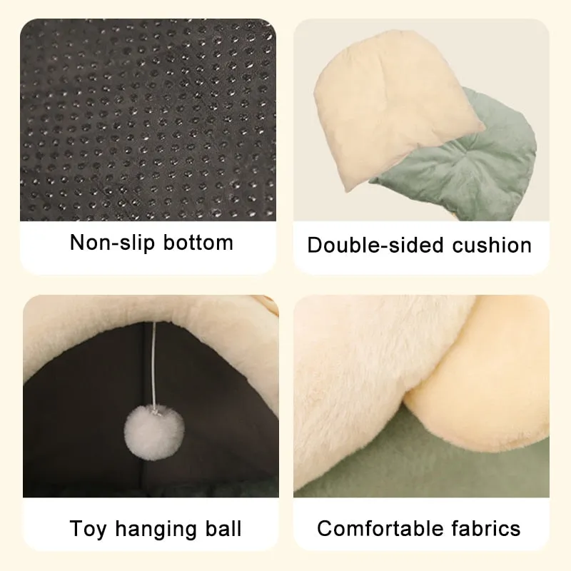 Funki Buys | Pet Beds | Cat Bed | Warm Cozy Kitten Cat Cave