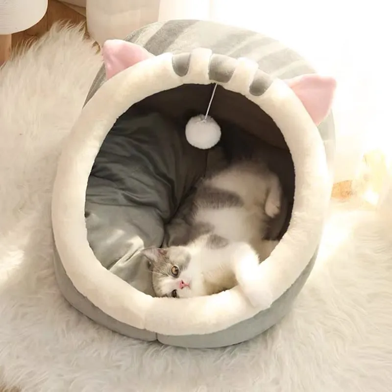 Funki Buys | Pet Beds | Cat Bed | Warm Cozy Kitten Cat Cave