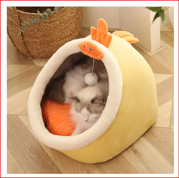 Funki Buys | Pet Beds | Cat Bed | Warm Cozy Kitten Cat Cave