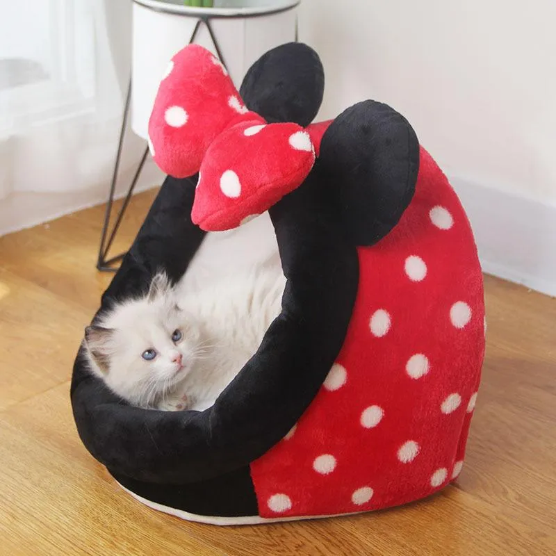 Funki Buys | Pet Beds | Cat Bed | Warm Cozy Kitten Cat Cave