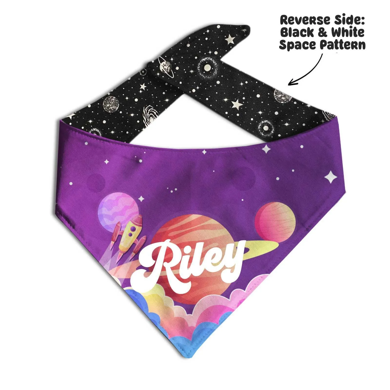 Galaxy Personalized Dog Bandana