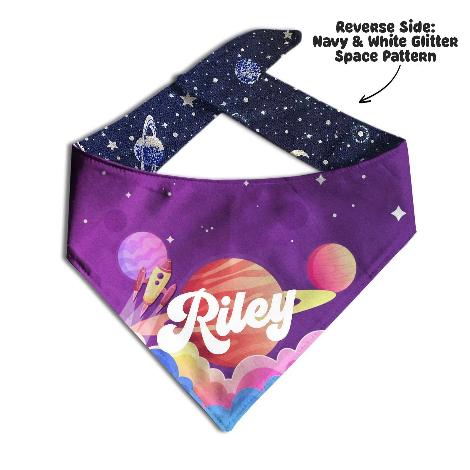 Galaxy Personalized Dog Bandana