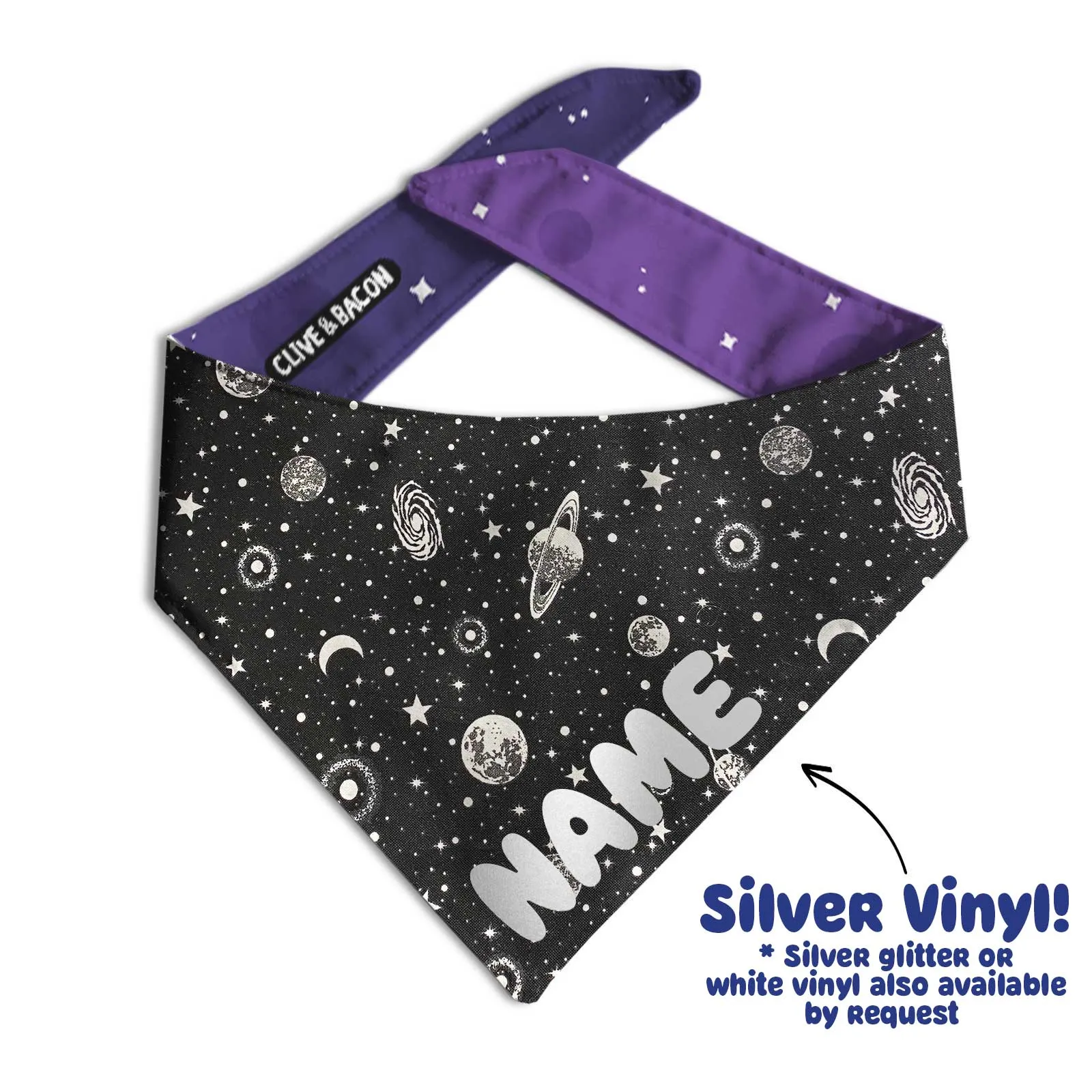 Galaxy Personalized Dog Bandana