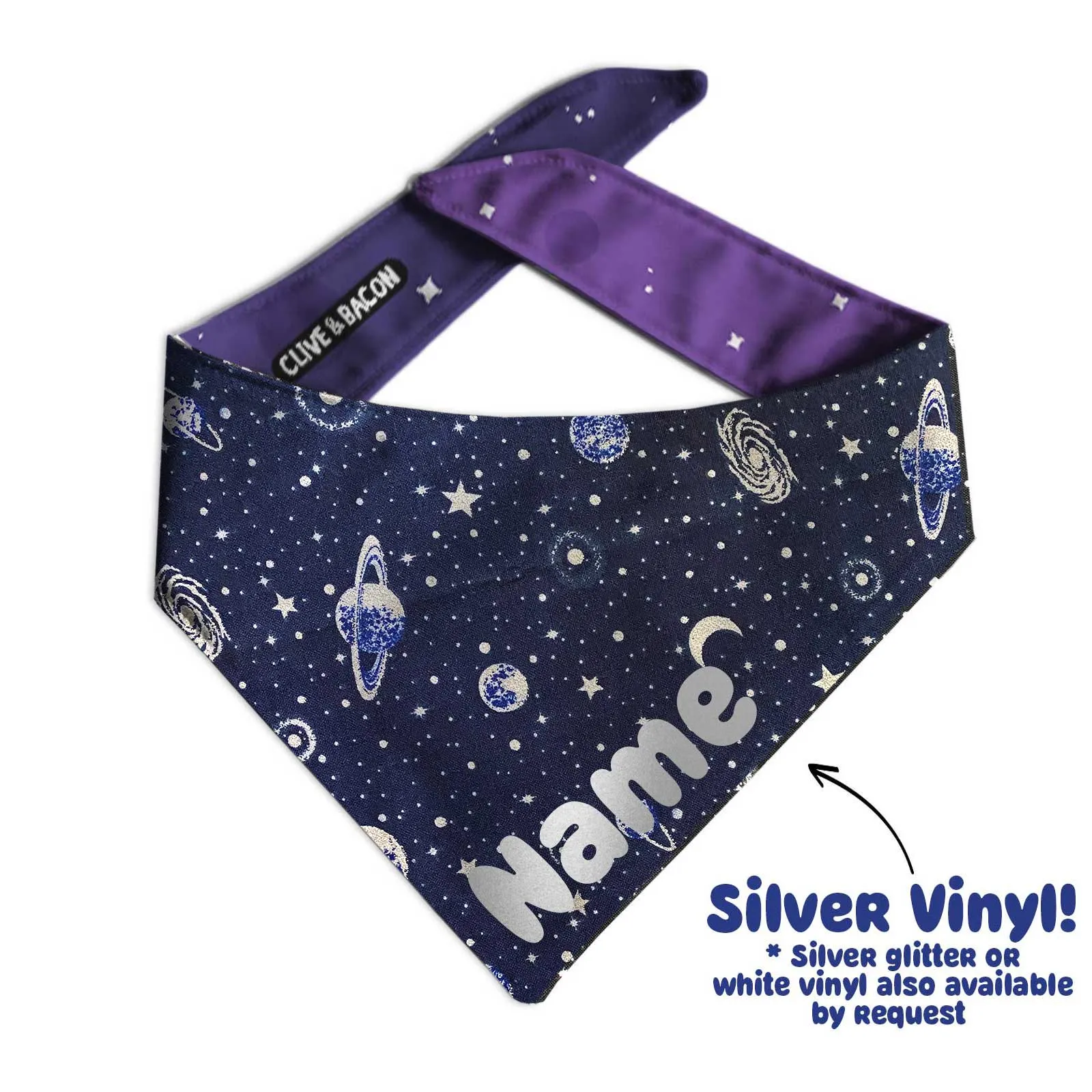 Galaxy Personalized Dog Bandana