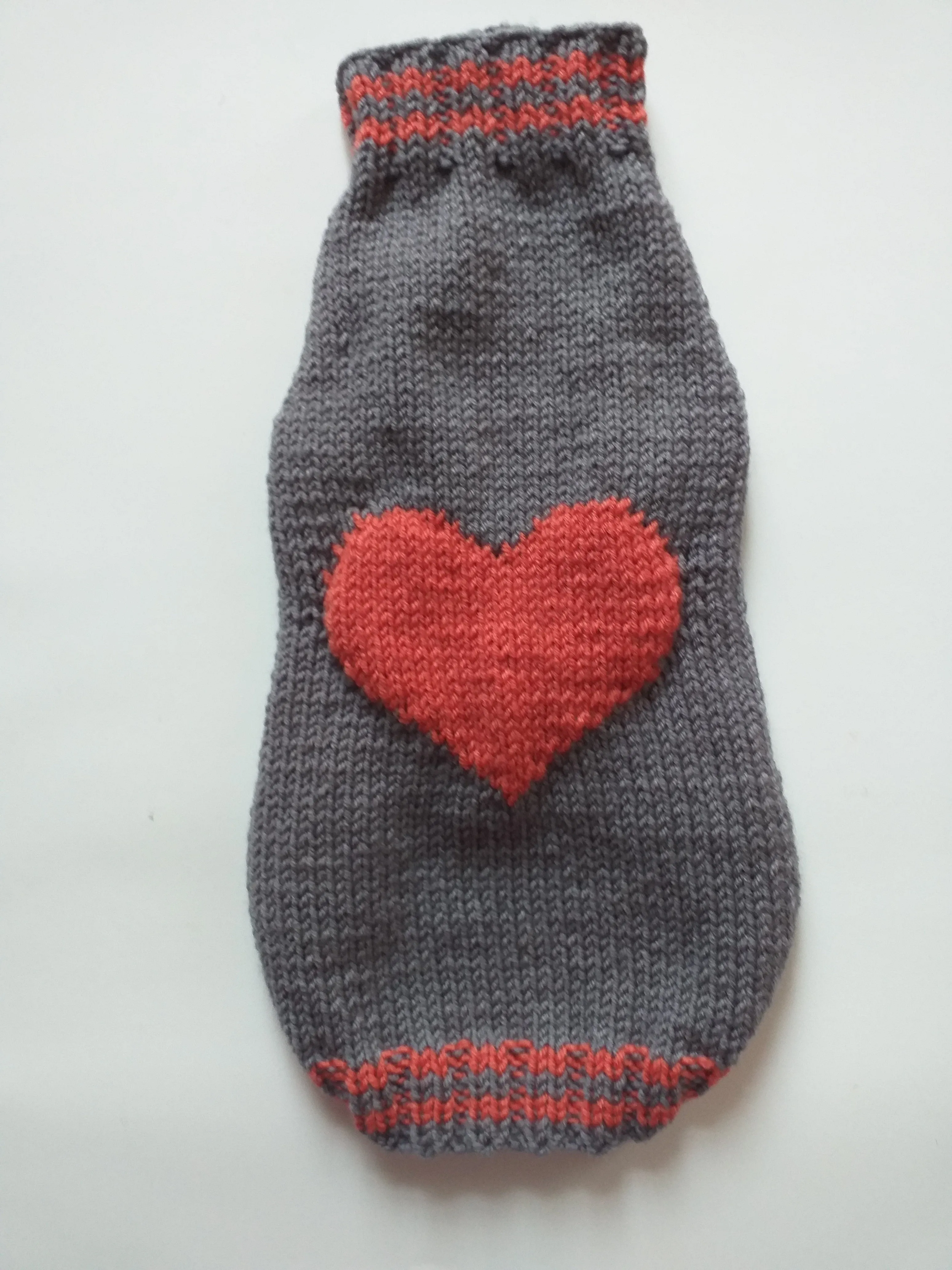 Heart Pet Clothes, Heart Dog Jumper, Gift for Pet Lovers