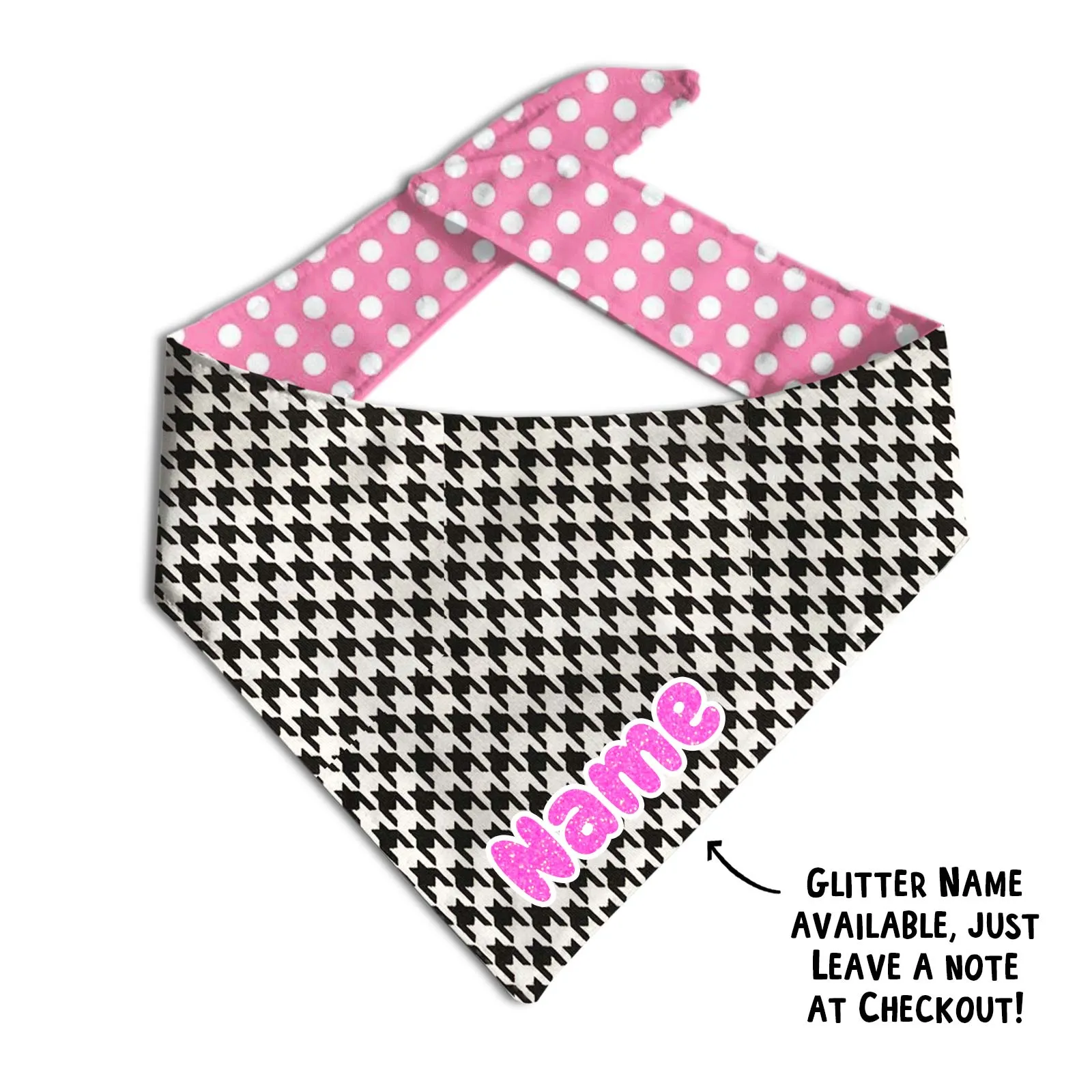 Houndstooth Dog Bandana | 2 Colors!