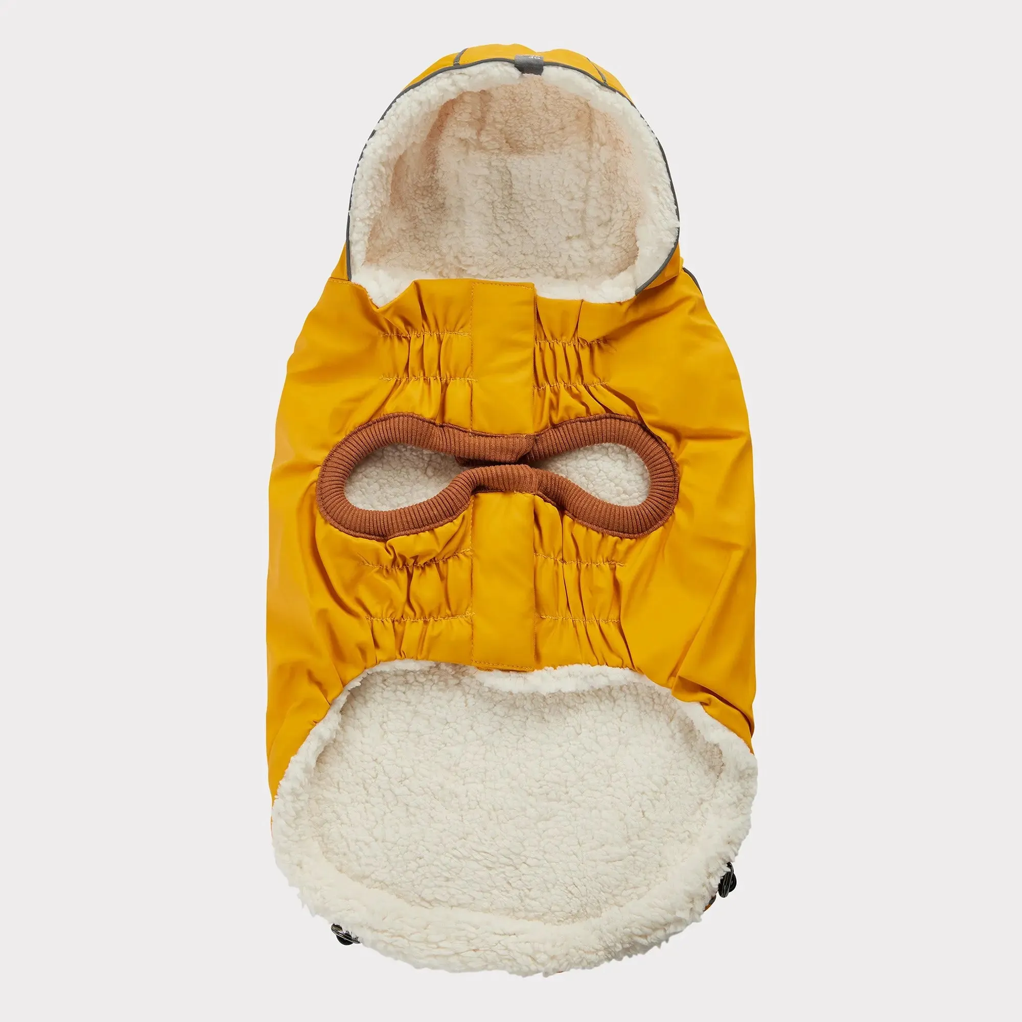 Insulated Dog Raincoat | Yellow