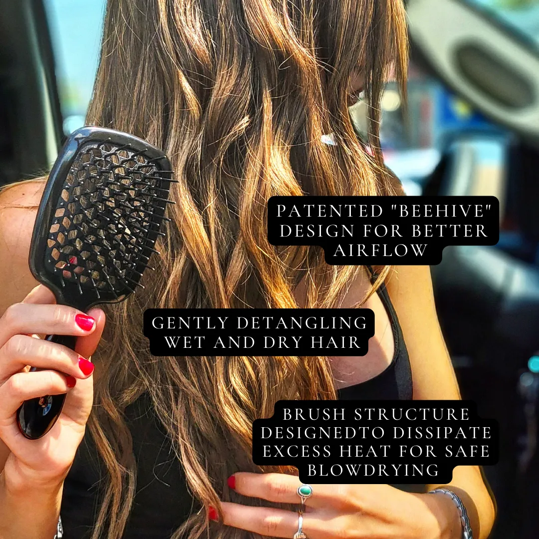 Janeke Black Superbrush, Blow Drying  55SP226