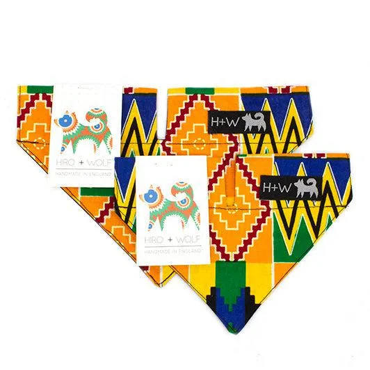 Kente Dog Bandana