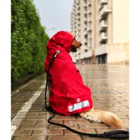 Lana Paws Raincoat for Dogs & Cats (Red Solid)