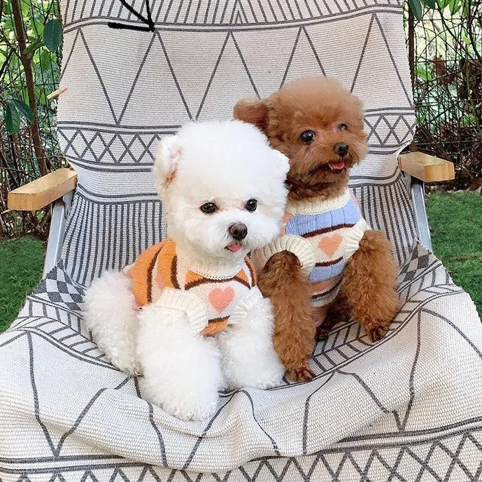 Like A Sweetheart Knitted Pet Sweater
