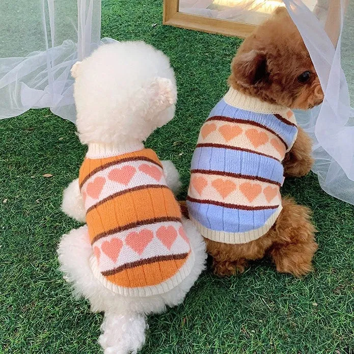 Like A Sweetheart Knitted Pet Sweater