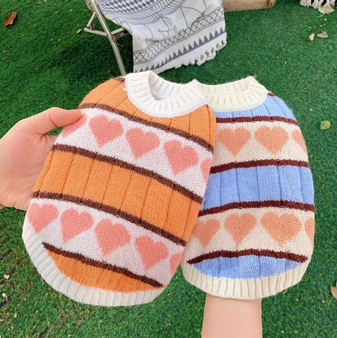Like A Sweetheart Knitted Pet Sweater