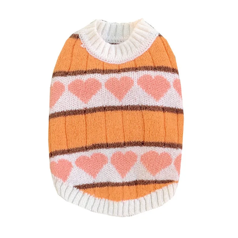 Like A Sweetheart Knitted Pet Sweater