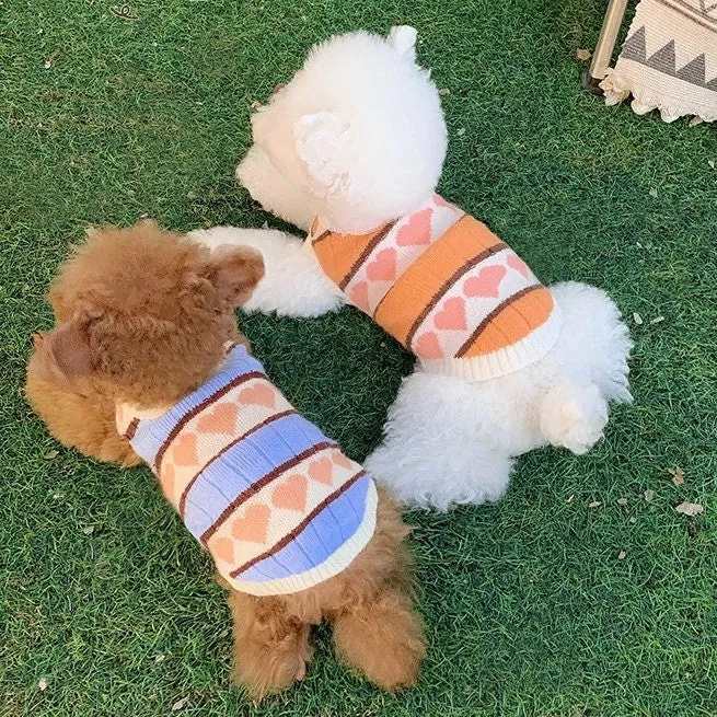 Like A Sweetheart Knitted Pet Sweater