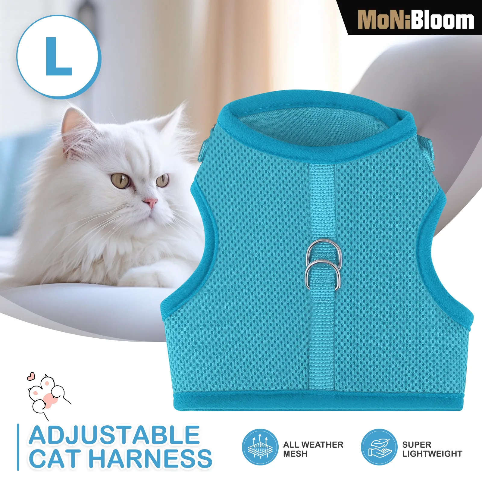 Mesh Cat Harness