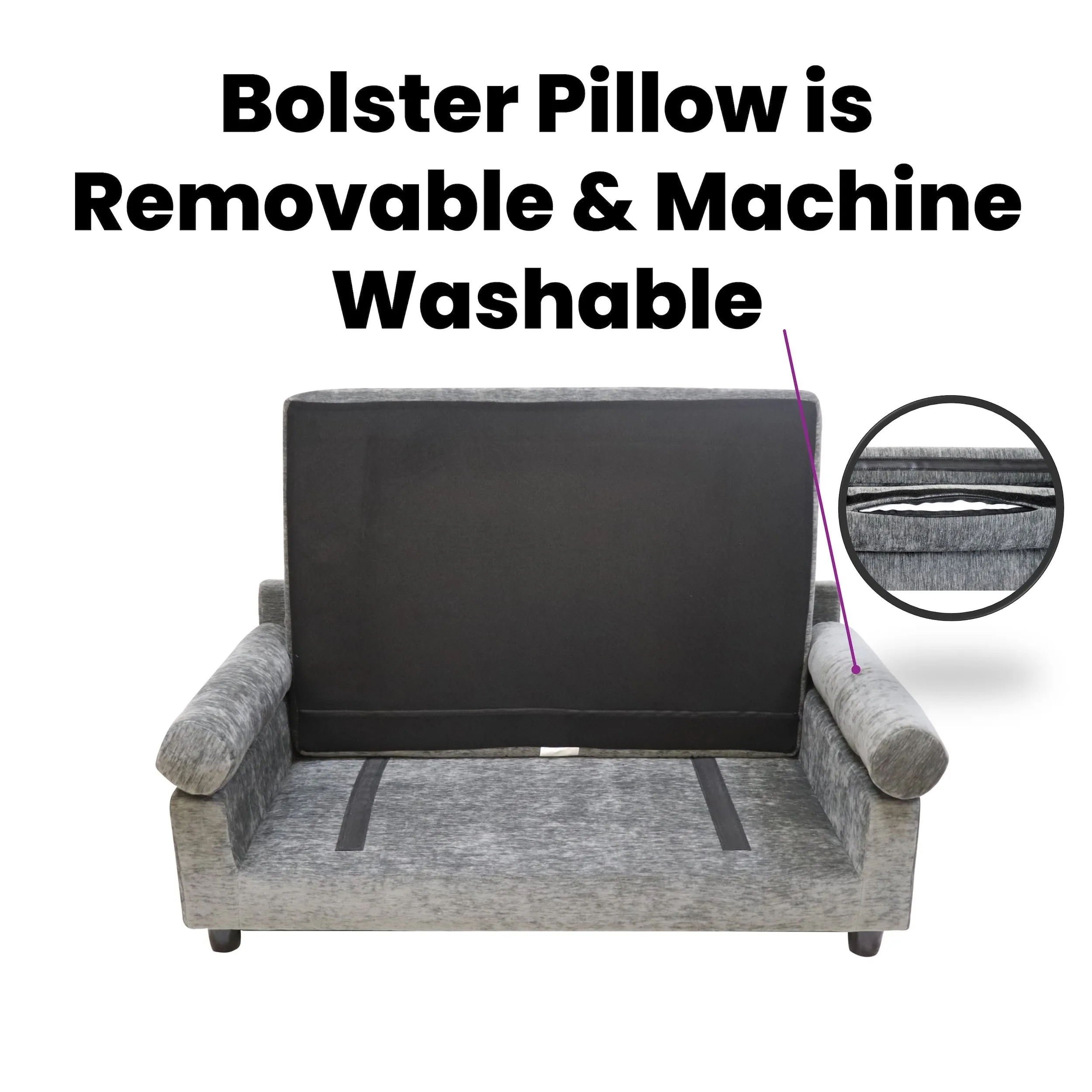Metro Sofa Bed | Blake Charcoal