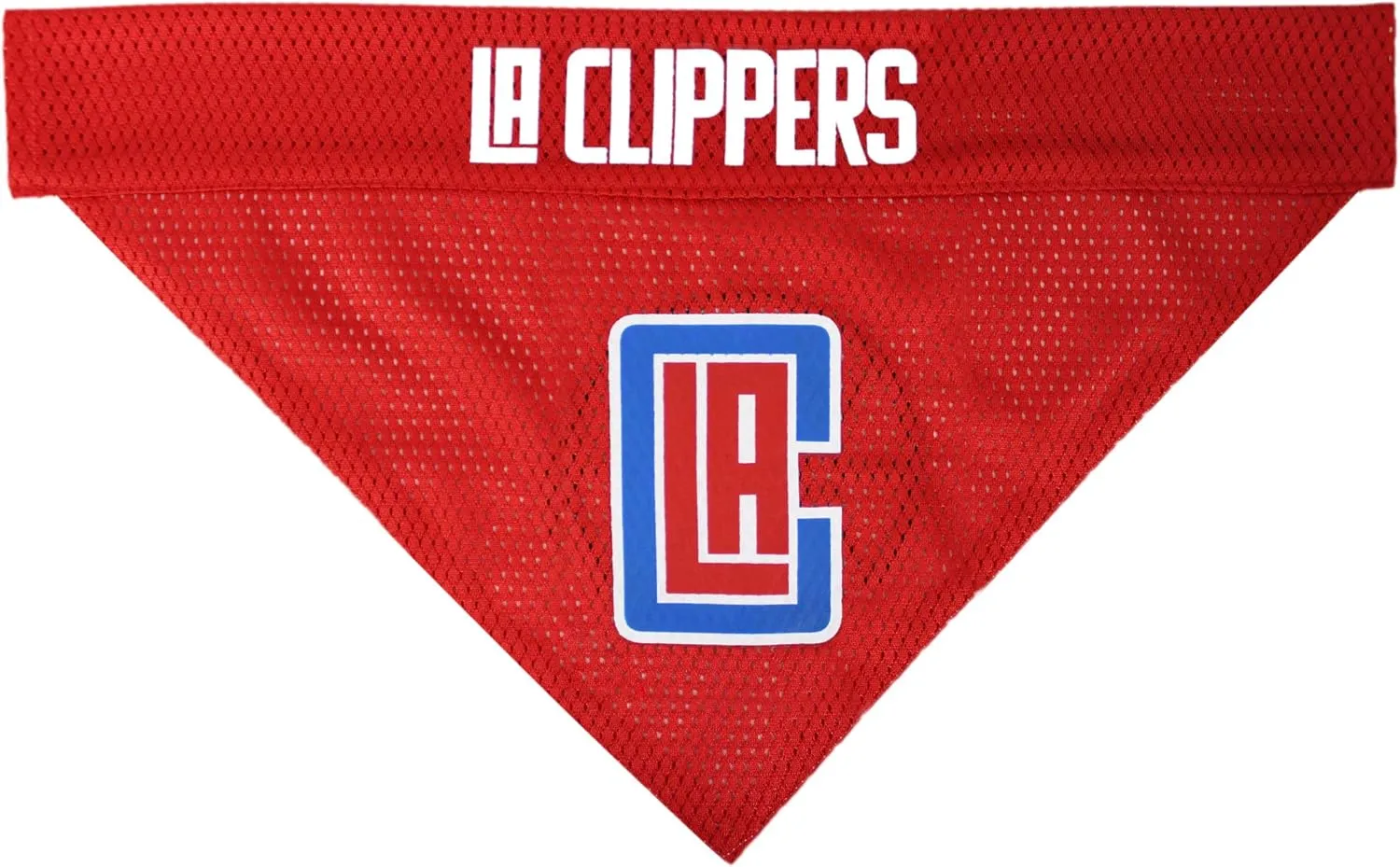 NBA Dog Bandana - Los Angeles Clippers Reversible Pet Bandana. 2 Sided Home & Away Sports Bandana with a PREMIUM Embroidery TEAM Logo, Large/X-Large