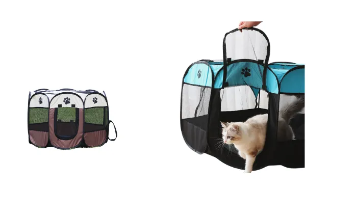 Octagonal Cat Tent Fence