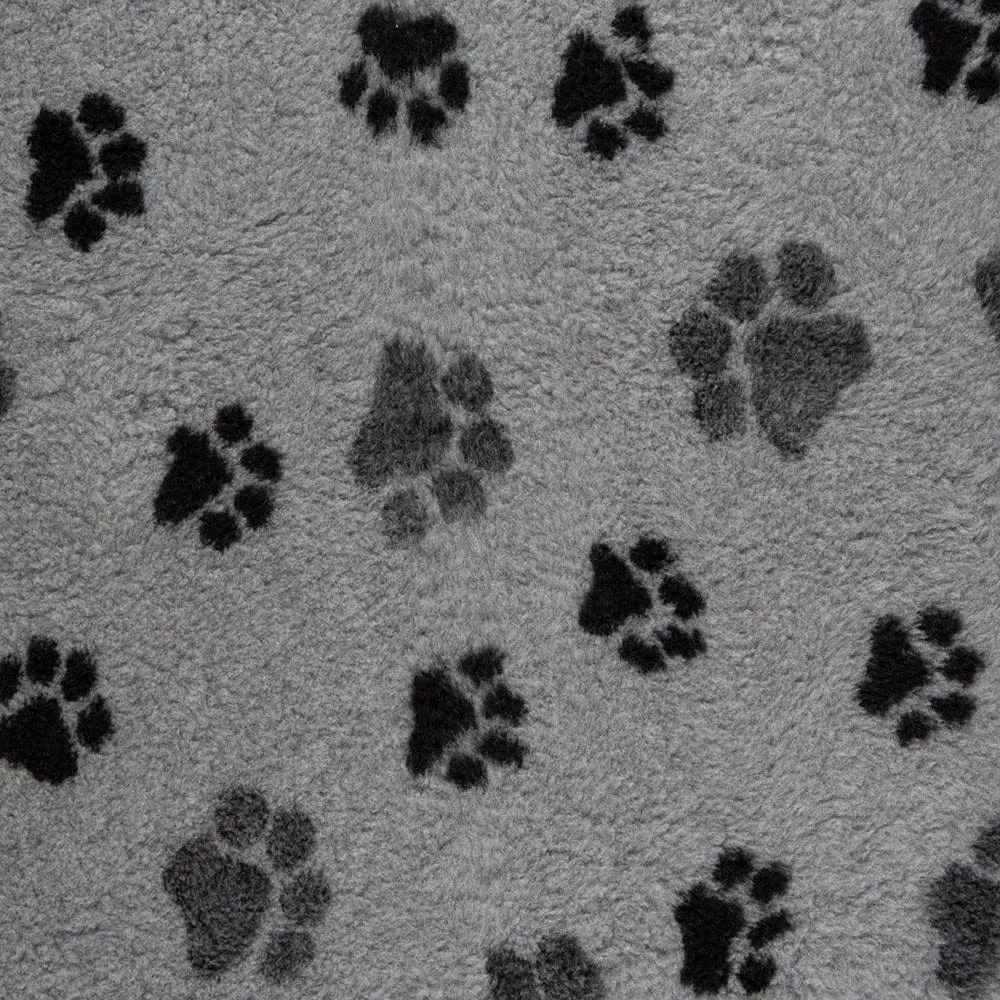 Paw print pet bedding by ProFleece - cut pieces