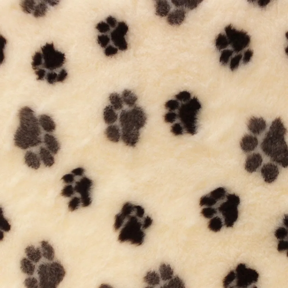 Paw print pet bedding by ProFleece - cut pieces
