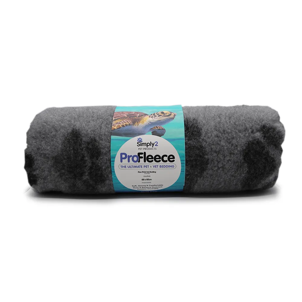 Paw print pet bedding by ProFleece - cut pieces