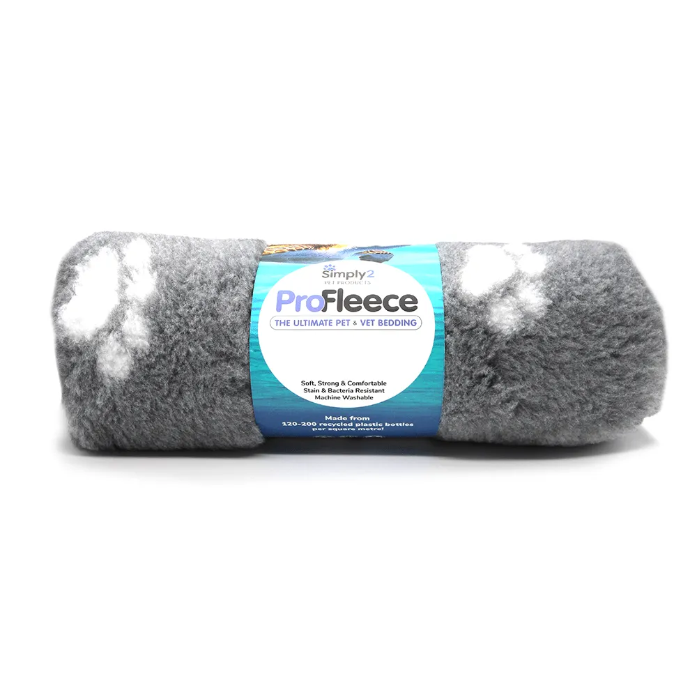 Paw print pet bedding by ProFleece - cut pieces