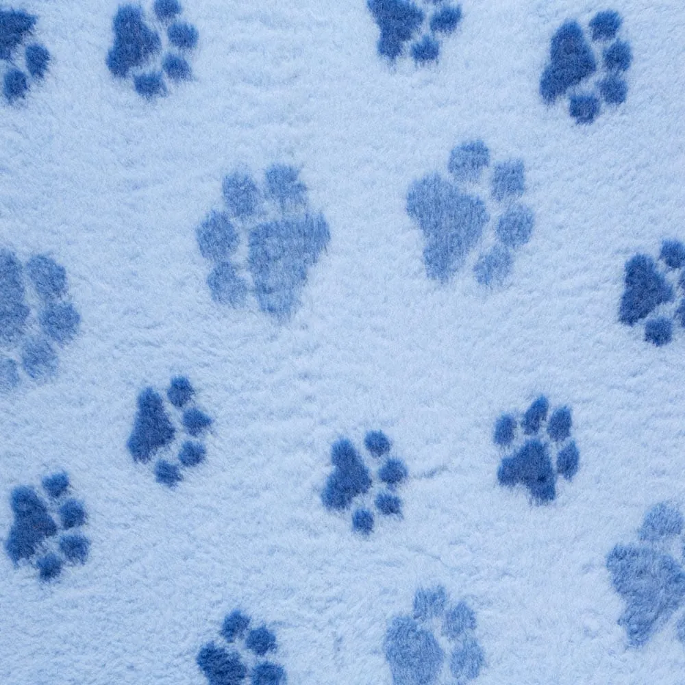 Paw print pet bedding by ProFleece - cut pieces