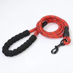 PAWS ASIA 2021 Manufacturers Dropshipping High Quality PVC Reflective Nylon Heavy Duty Luxury Running Rope Dog Leash