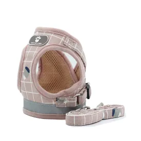 PAWS ASIA Factory Best Selling Reflective Mesh Unique Harness Dog Collar And Leash Set
