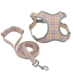 PAWS ASIA Manufacturers Cute Cheap Cotton Reflective Adjustable Dog Harness And Leash