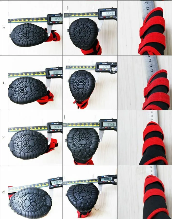 Pet Dog WaterProof Rain Shoes Boots Socks Non-slip Rubber Shoes Blue stripes