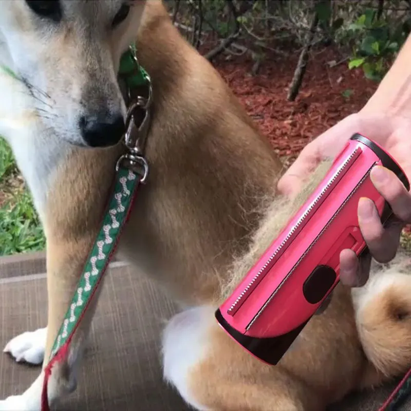 Pet Hair Comb Lint Roller Dog Cat Puppy Cleaning Brush Pet Supplies Comb