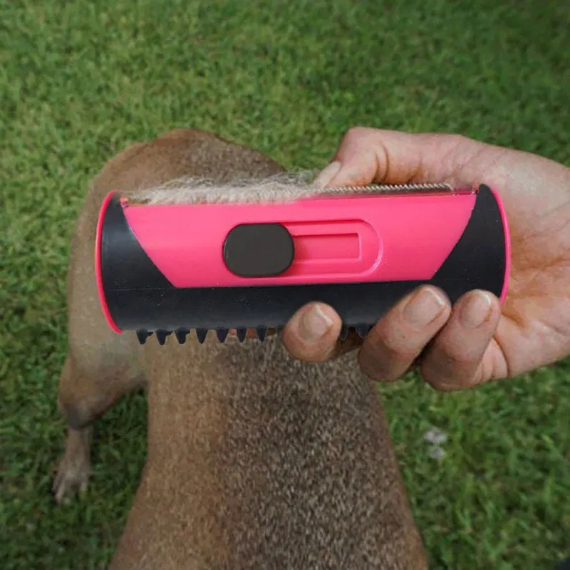 Pet Hair Comb Lint Roller Dog Cat Puppy Cleaning Brush Pet Supplies Comb