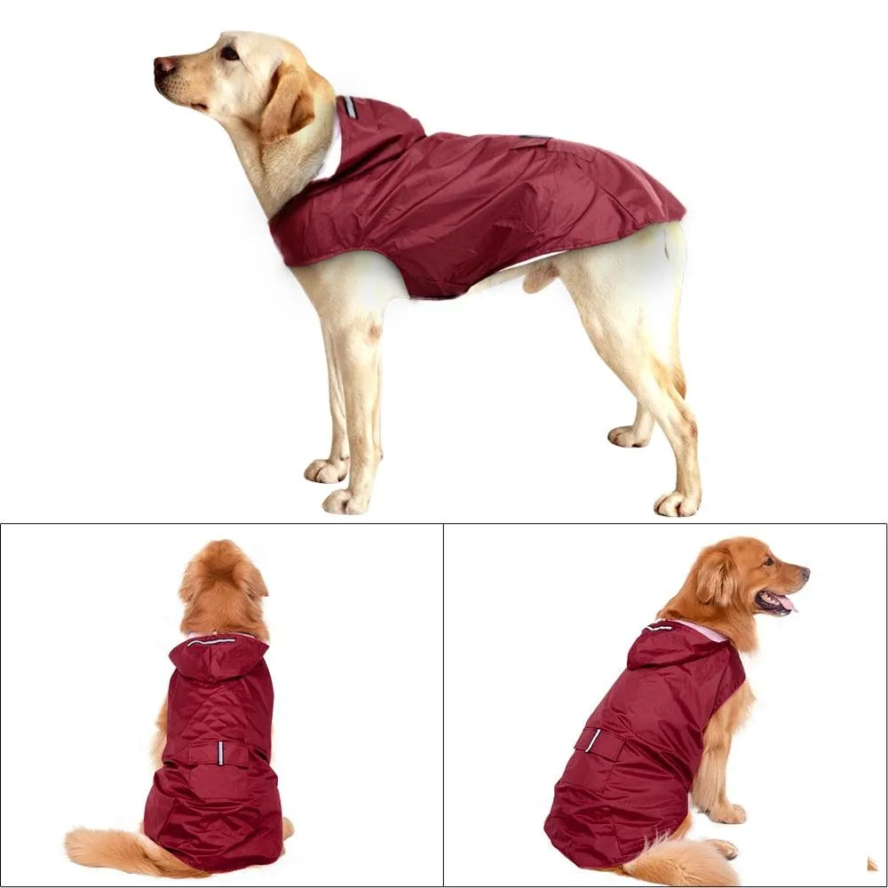 Pet Large Dog Raincoat Waterproof