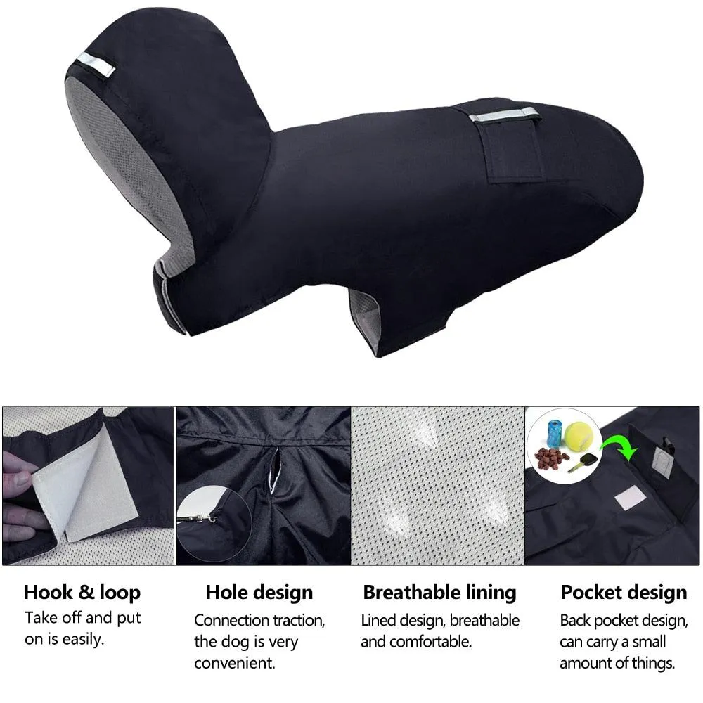 Pet Large Dog Raincoat Waterproof
