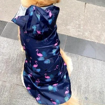 Pet Raincoat Lightweight Hoody Jacket