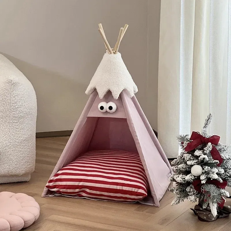 Pet Winter Tent Warm Teddy Cat Nest